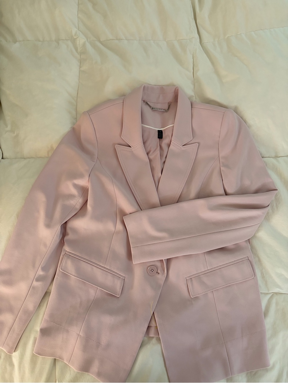 White House Black Market Blush Pink Tailored Blazer